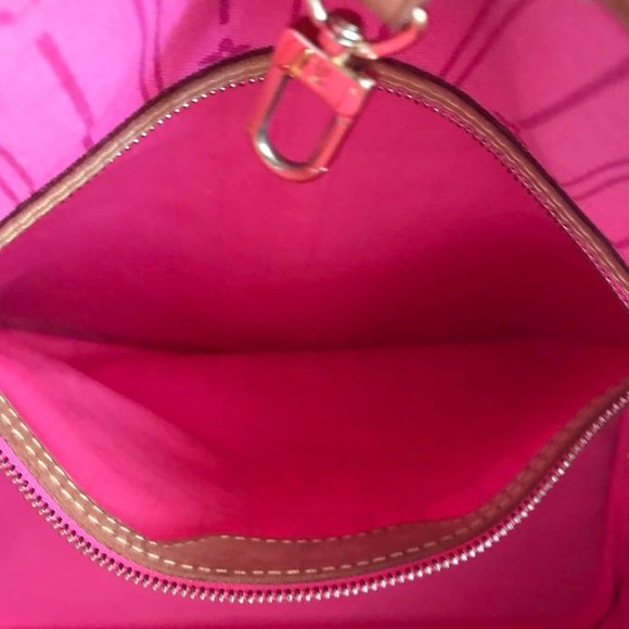 100% AUTHENTIC LTD EDITION LOUIS VUITTON MONOGRAM NEVERFULL ROSES MM - Picture 13 of 16